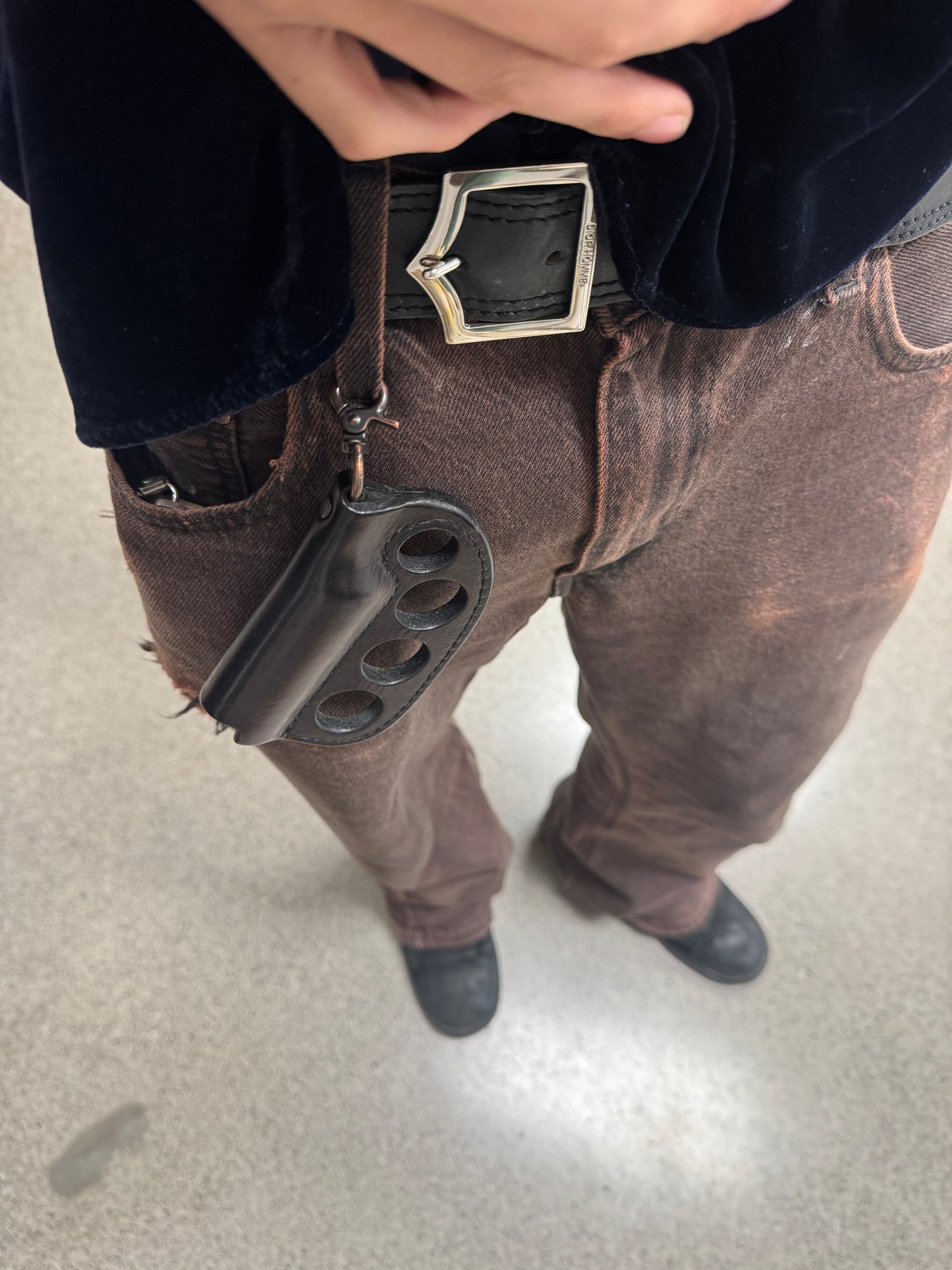 Blackmeans ‘Knuckle Duster’ Leather Lighter Case