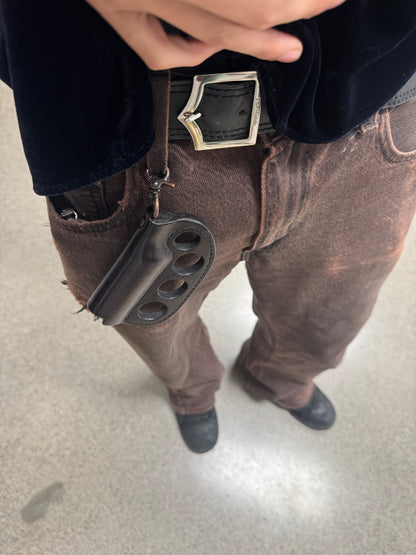 Blackmeans ‘Knuckle Duster’ Leather Lighter Case