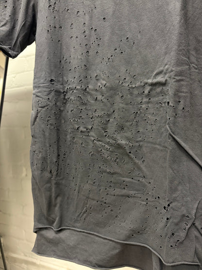 Miharayasuhiro Black Shotgun Distressed T-Shirt