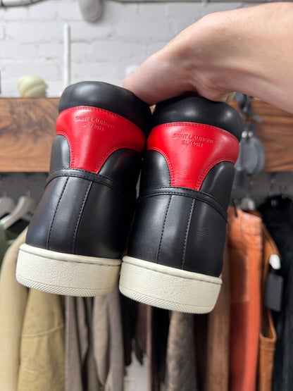 Saint Laurent ‘SL/01’ Court High Leather Trainers