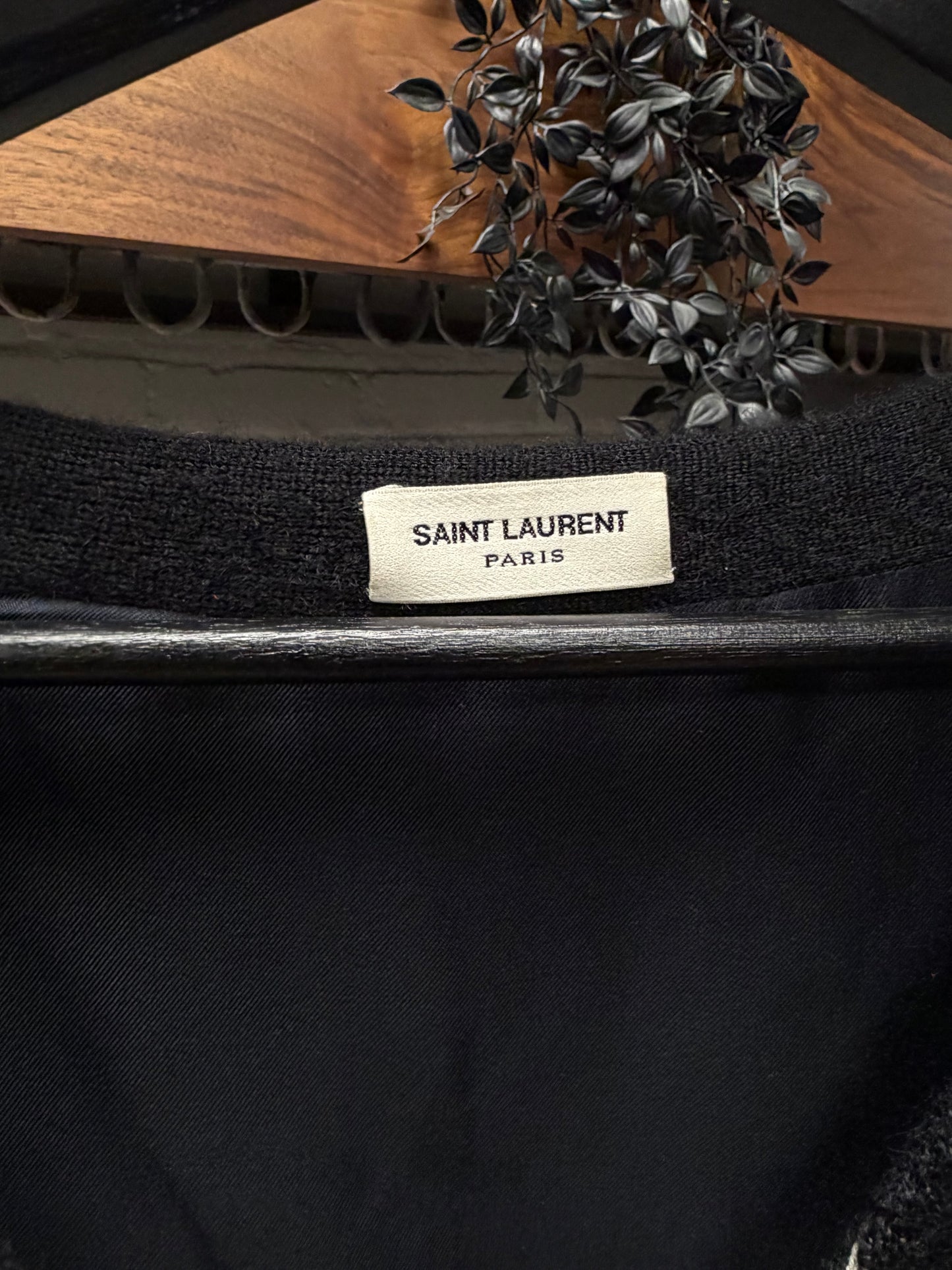 AW2014 Saint Laurent by Hedi Slimane ‘Gun Print’ Cardigan