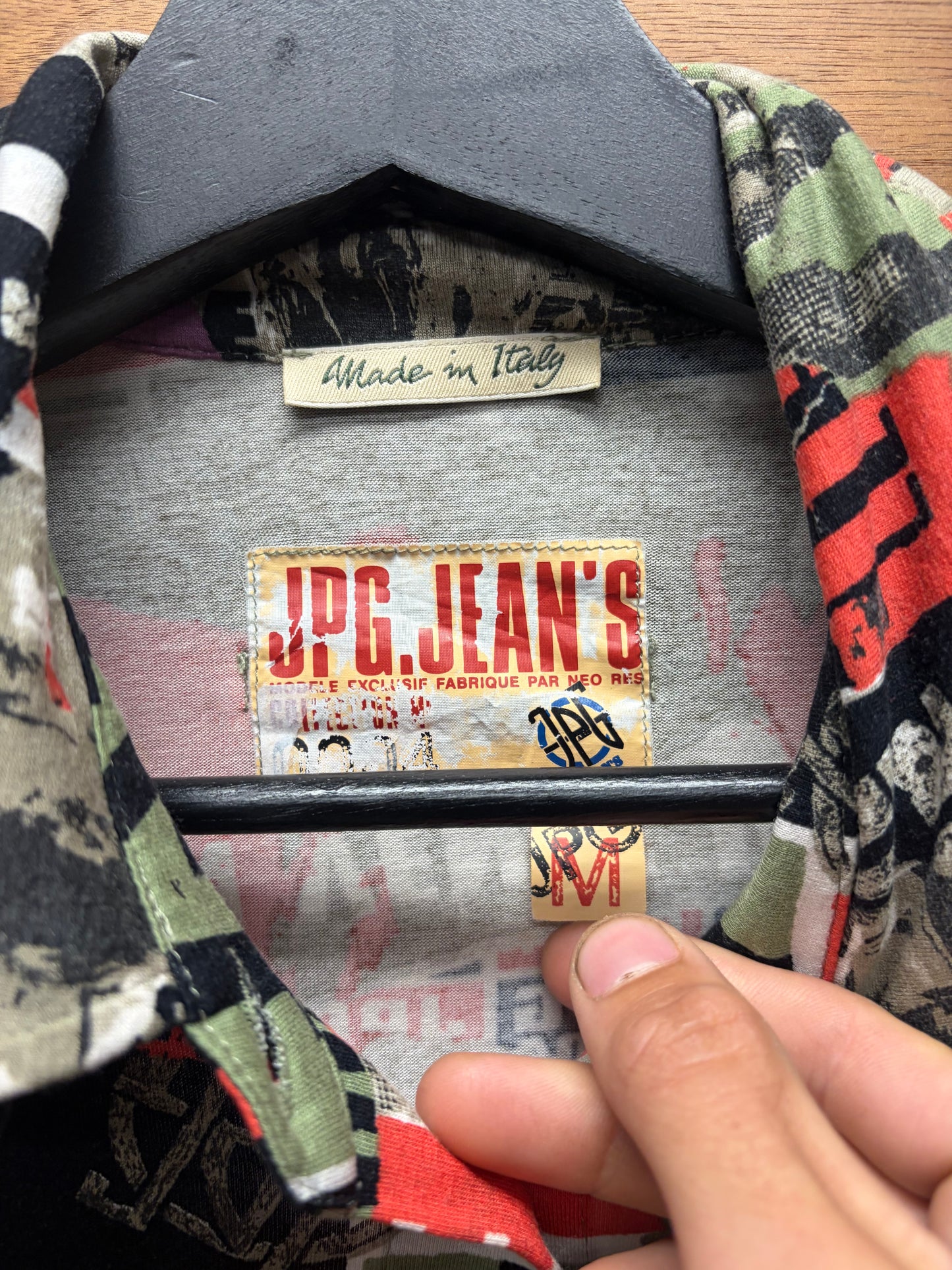 Jean Paul Gaultier ‘Poster Propoganda’ Button Up Shirt