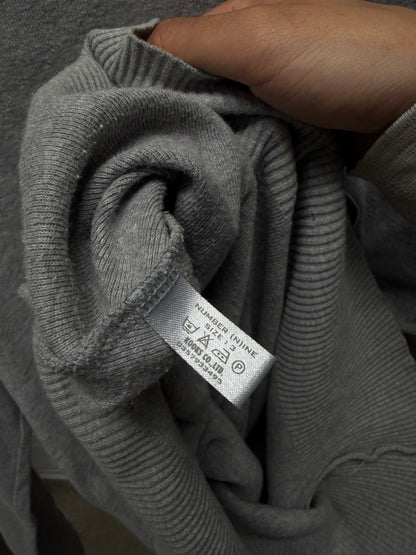 SS2001 Number (N)ine ‘School of Visual Comedy’ Ribbed Cotton Long Sleeve T-Shirt
