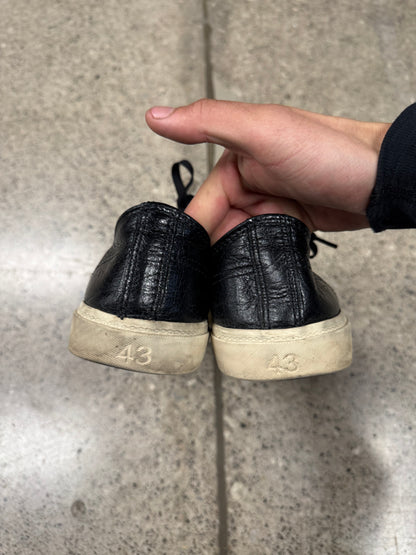 SS2022 Balenciaga ‘Paris’ Leather Low Top Skate Sneakers