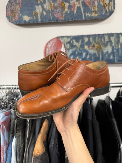 Maison Margiela ‘Tabi’ Split Toe Leather Lace-Up Derbies
