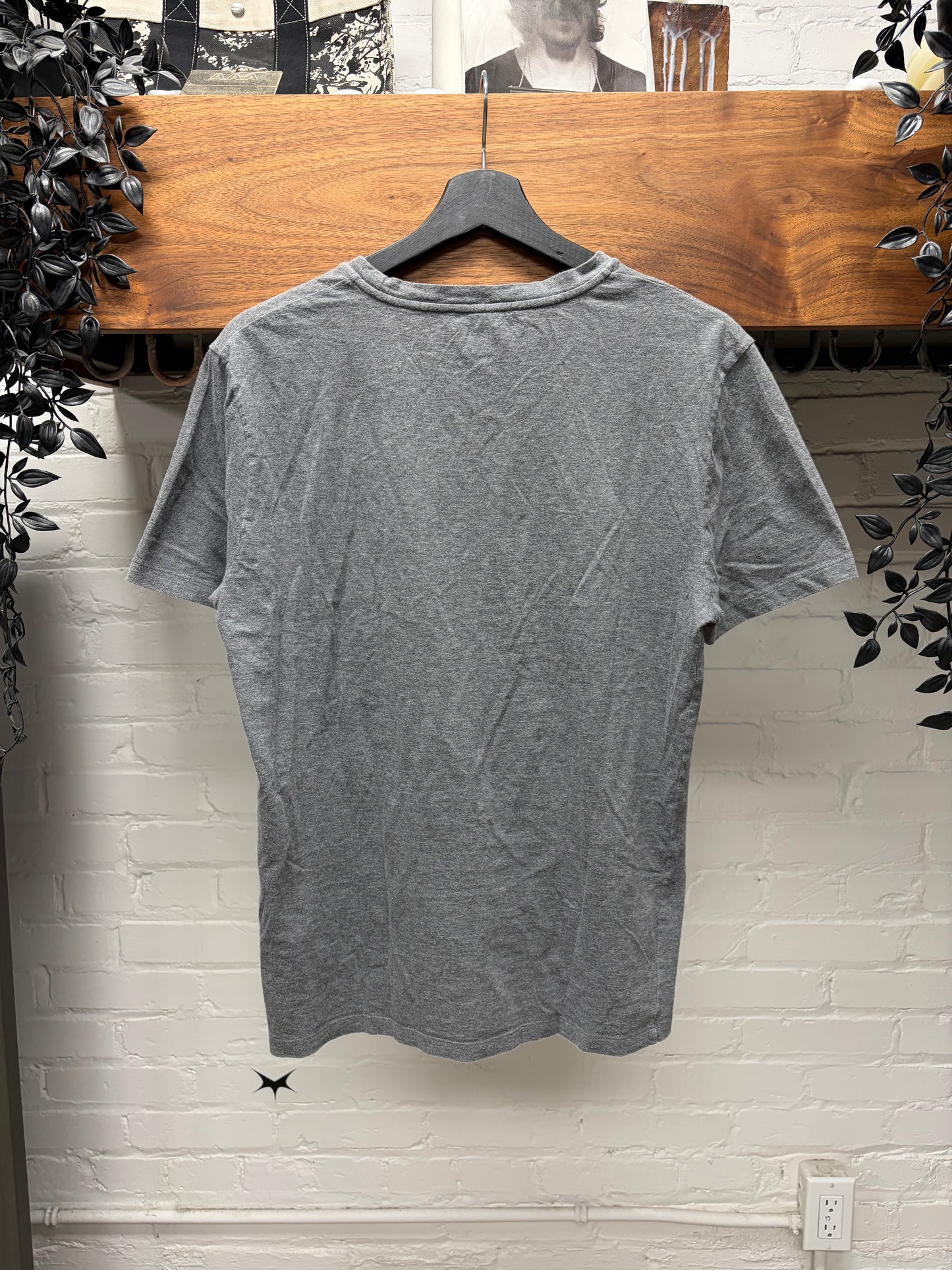 Gucci GG Interlock Logo Grey Graphic T-Shirt