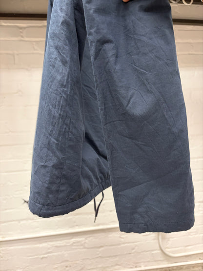 Vintage AW1996 Helmut Lang ‘Down Filled’ Padded Navy Cotton Hoodie