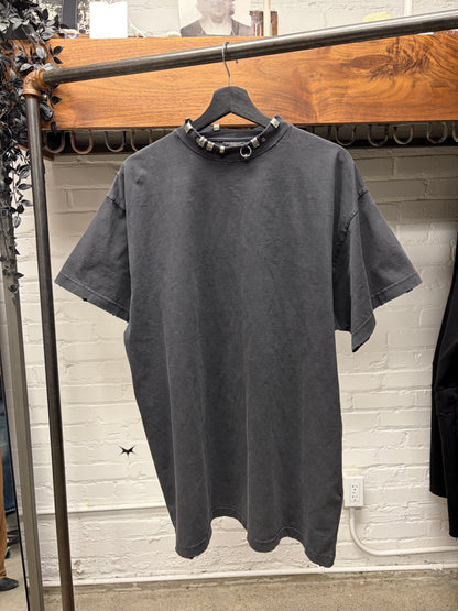 AW2024 Balenciaga ‘Piercing’ Black Oversized T-Shirt