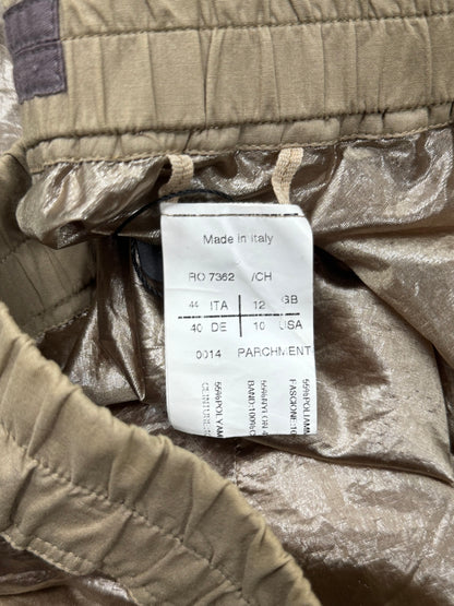 SS2013 Rick Owens ‘Island’ Gold Drop Crotch Shorts