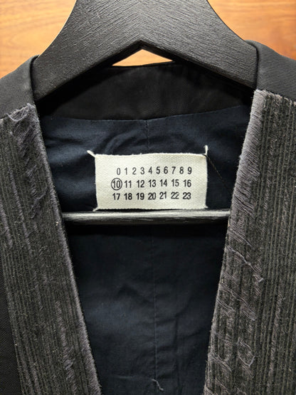 Maison Martin Margiela Boiler Vest with Pleated Denim Lapels