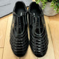 Balenciaga Zen Black Patent Leather Soccer Sneakers