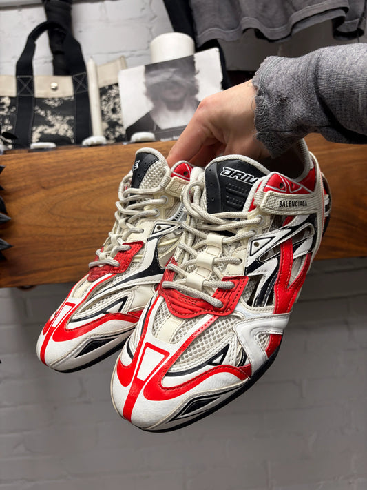 Balenciaga ‘Drive’ Red/White Low Top Athletic Sneakers
