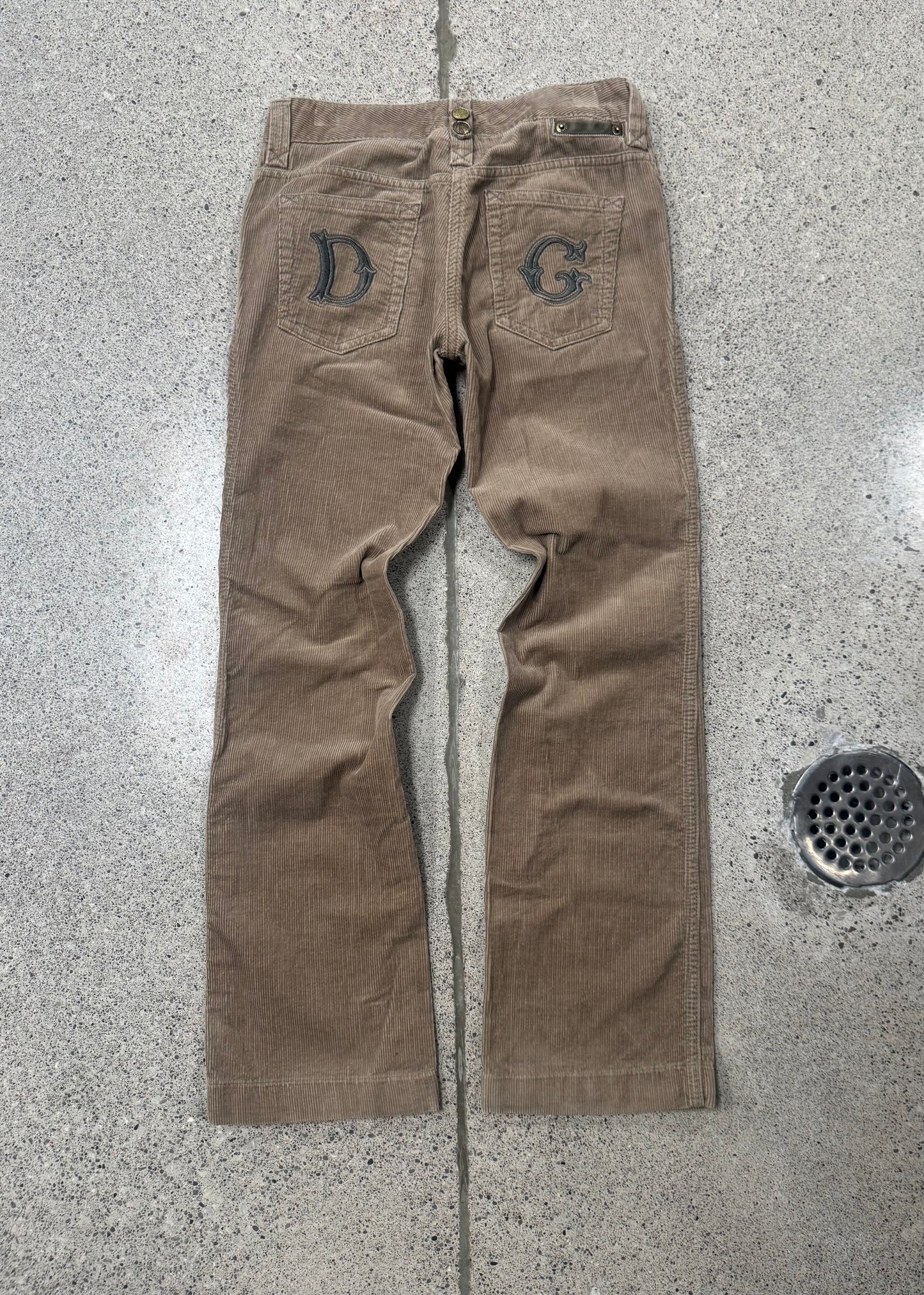 2000s Dolce & Gabbana ‘D&G’ Flared Corduroy Pants