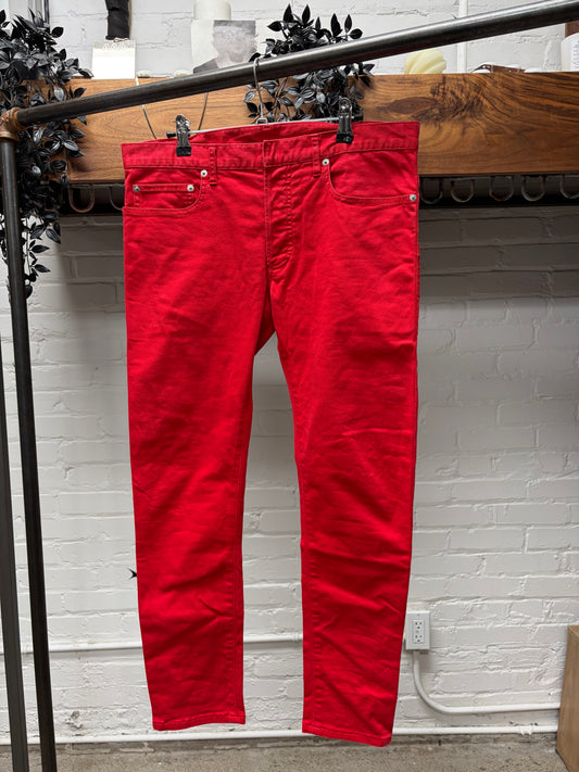Dior Homme ‘Japan Exclusive’ Cherry Red Skinny Jeans