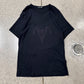 Yohji Yamamoto ‘Ground Y’ Varsity Emblem Black T-Shirt