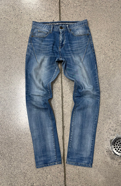Number (N)ine Washed Blue Slim/Skinny Denim