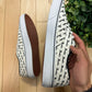 Number (N)ine Fender Logo ‘Era’ White Low Top Sneakers