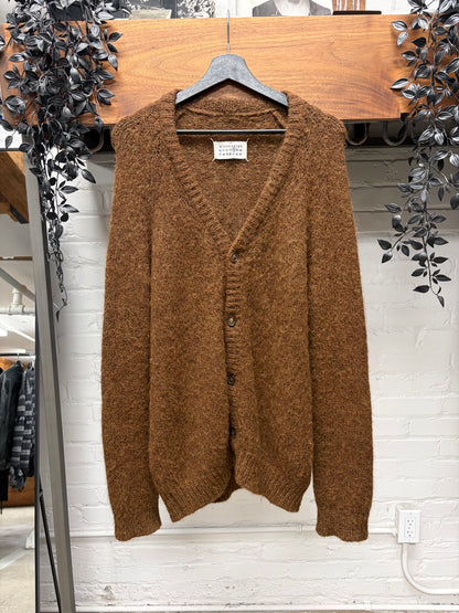 AW2008 Maison Martin Margiela Alpaca Wool Rustic Brown Cardigan