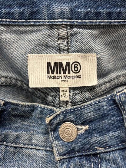 SS2018 Maison Margiela Darted Blue Bootcut Denim