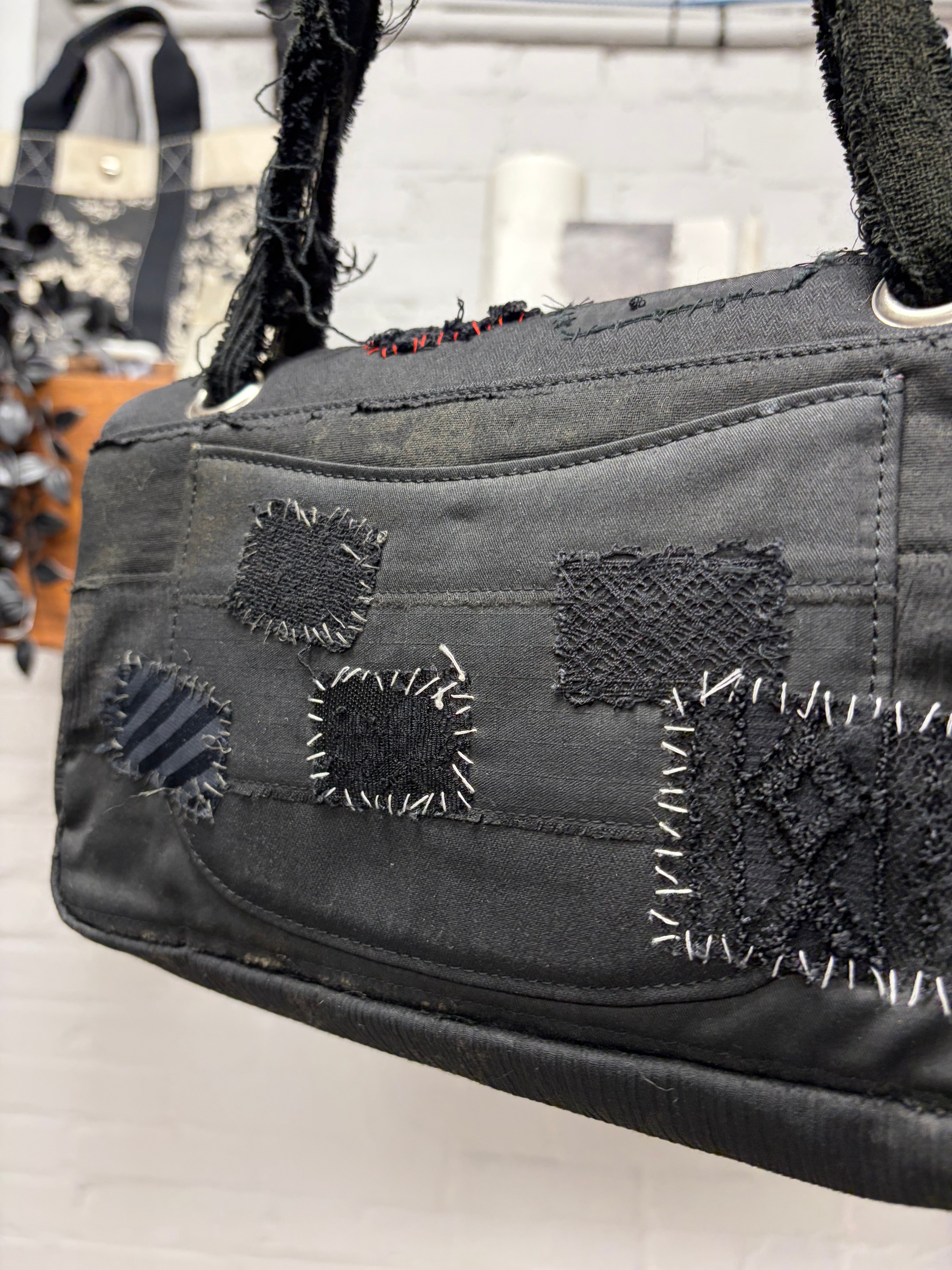 SS2003 Undercover 'Scab' Chanel 'Boy Bag' Style Patch Repaired