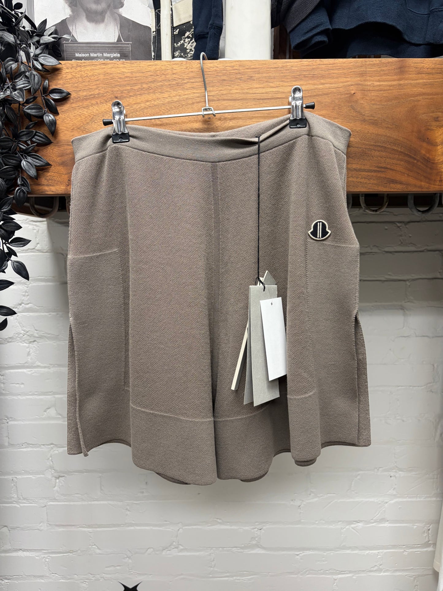 AW2020 Rick Owens x Moncler Dust Cashmere ‘Boxer’ Shorts