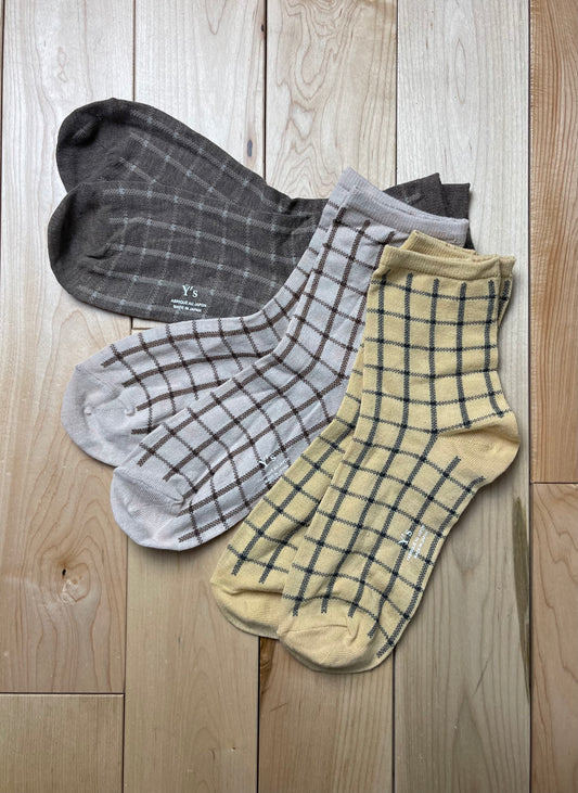 Yohji Yamamoto Y’s Wool 3 Pack of Socks