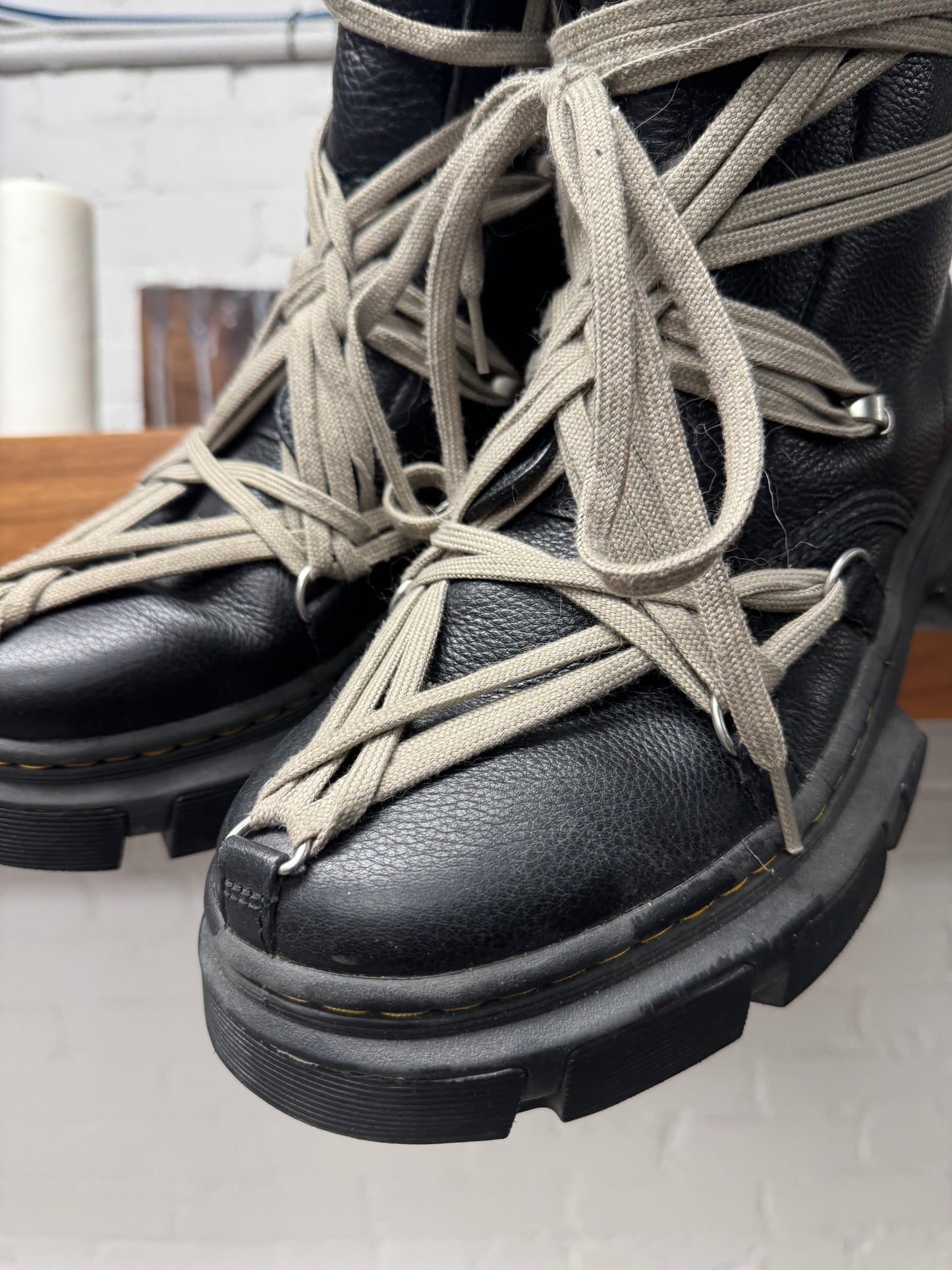 Rick Owens x Doc Martens ‘1460 DMXL’ Pentagram Lace Boots