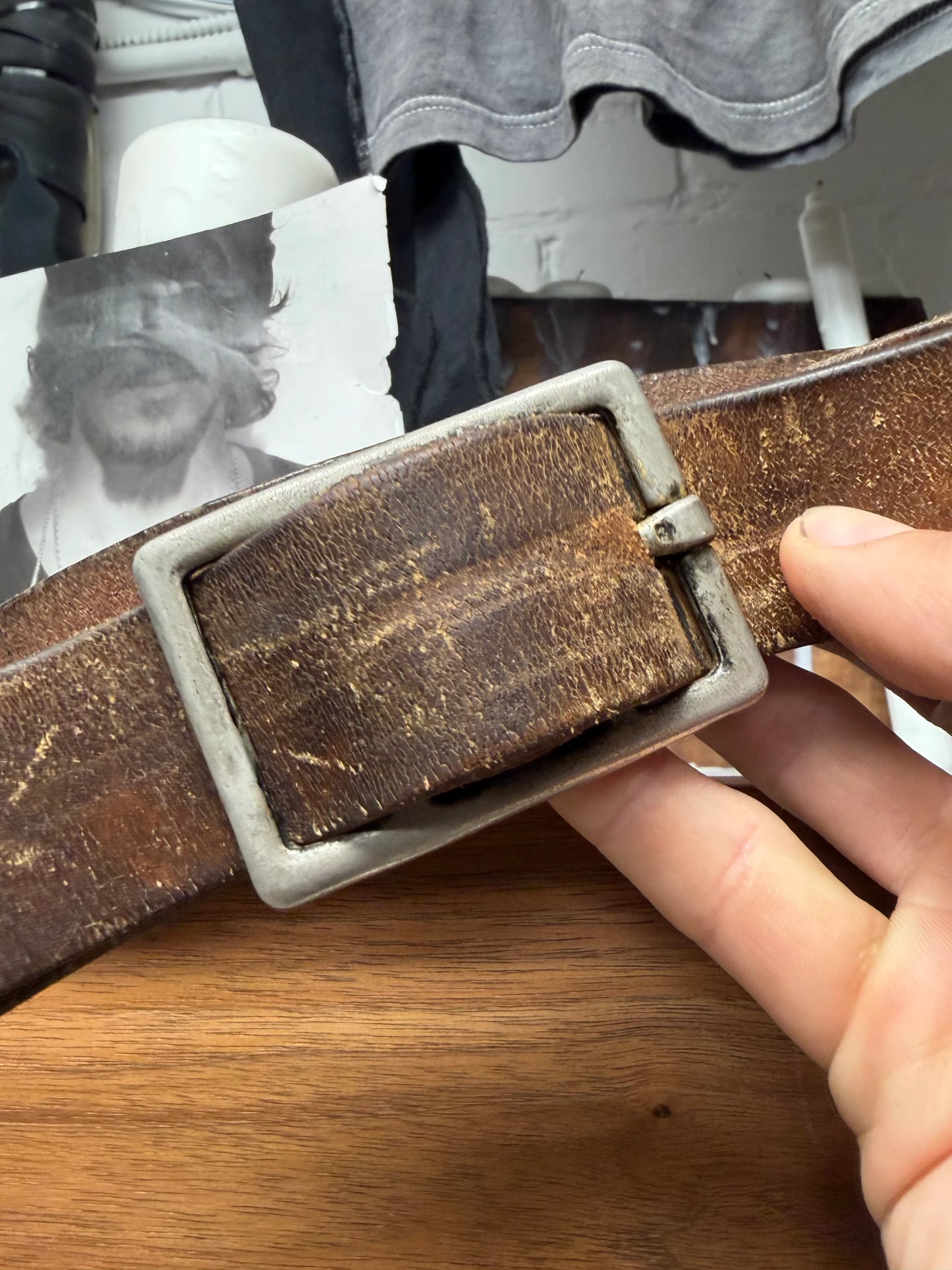 Carol Christian Poell ‘Cordovan’ Horse Leather Belt
