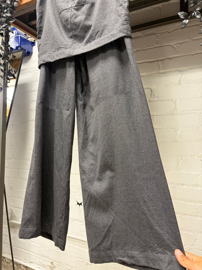 2012 Maison Margiela x H&M Skirt Layered Grey Wool Pants