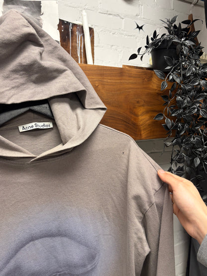 Acne Studios ‘Ecarla’ Mushroom Graphic Dust Brown Pullover Hoodie