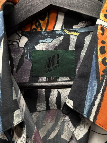 Vintage Jean Paul Gaultier ‘Mixed Art Collage’ Button Up Shirt