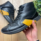 Prada Sport High Top Black Leather Sneakers