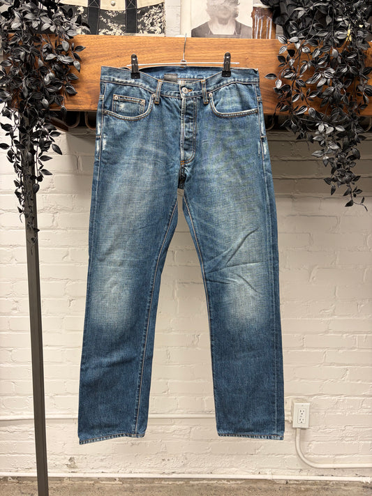 Dior Homme Washed Blue Skinny Jeans
