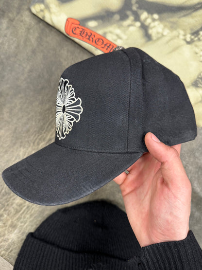 Chrome Hearts ‘Fleur Cross’ Embroidered Trucker Hat