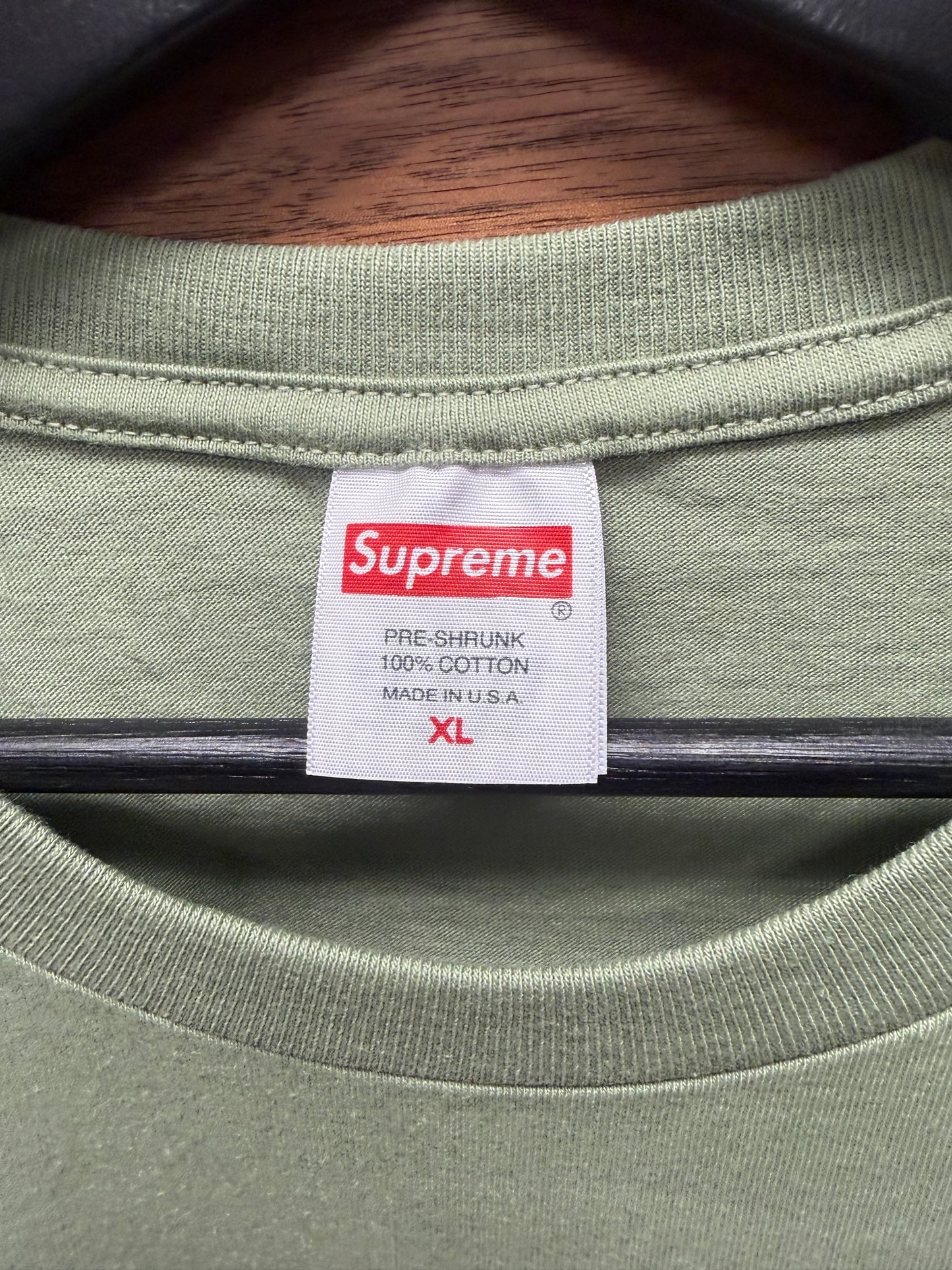 AW2022 Supreme ‘Enta Da Stage’ Olive Green Graphic T-Shirt