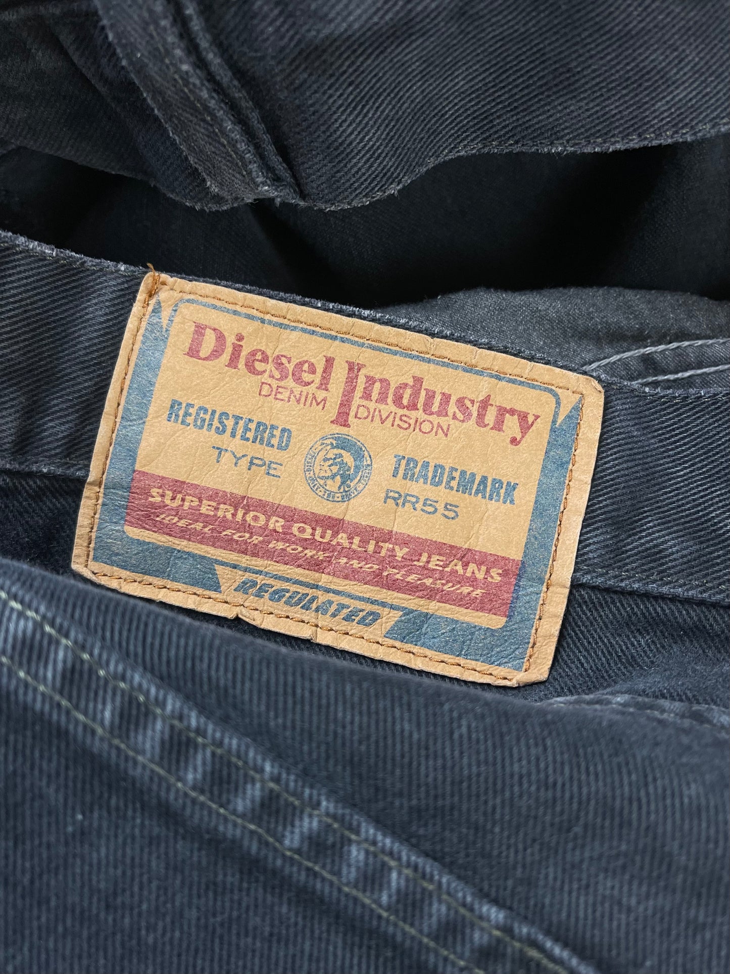 Diesel Navy Blue Bootcut Denim