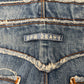 Vintage Jean Paul Gaultier ‘Raw Finish’ Blue Bootcut Flared Denim