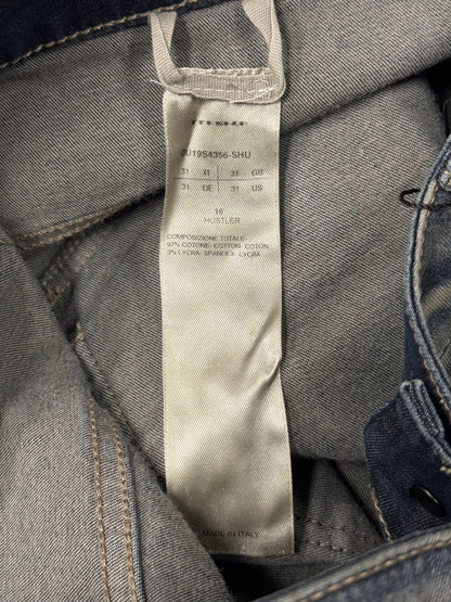 SS2019 Rick Owens ‘Memphis Cut’ Washed Blue Denim