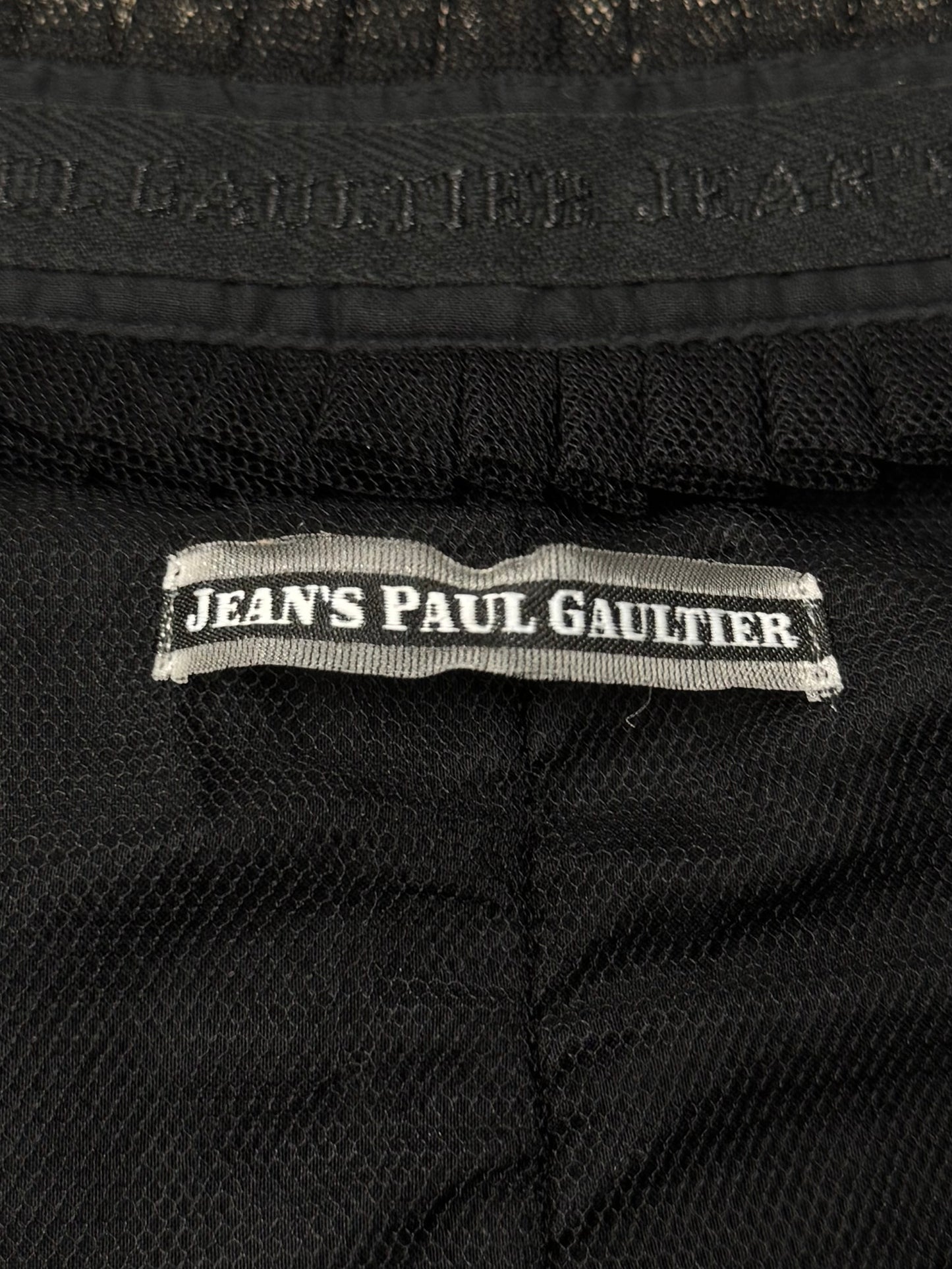 Vintage Jean Paul Gaultier ‘Sheer Sleeve’ Ruffled Button Top