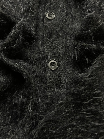 Tornado Mart Black Mohair Cardigan