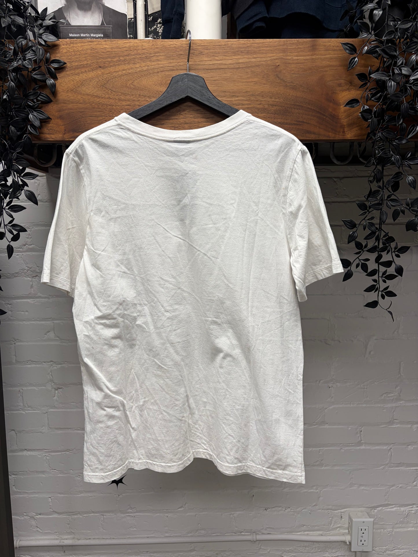 Number (N)ine ‘Heroes’ David Bowie Tribunal White Graphic T-Shirt