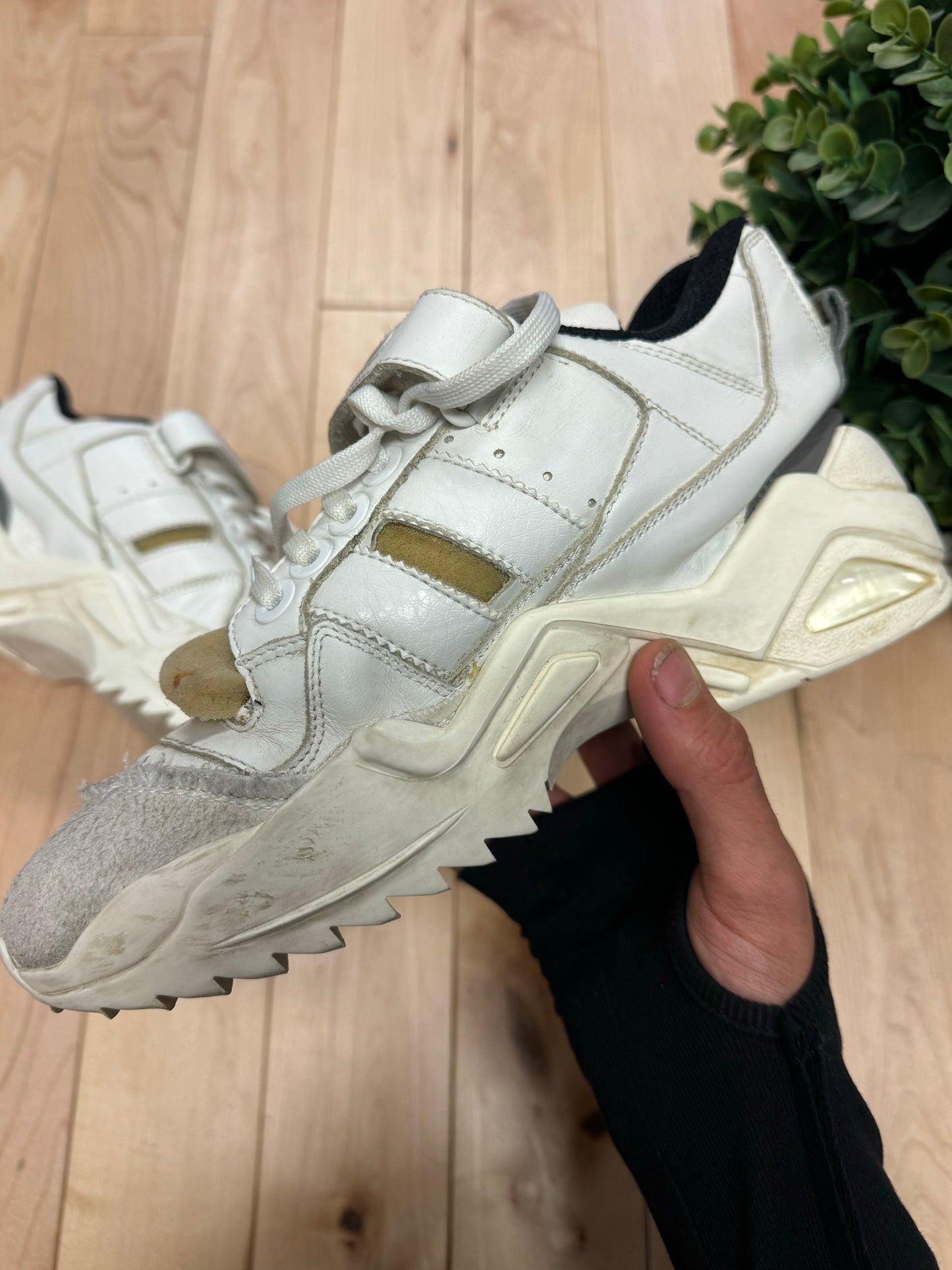 Maison Margiela ‘RetroFit’ Distressed Low Top Sneakers