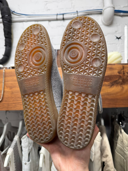 Maison Margiela ‘Future’ Grey Wool/Gum Sole High Top Sneakers