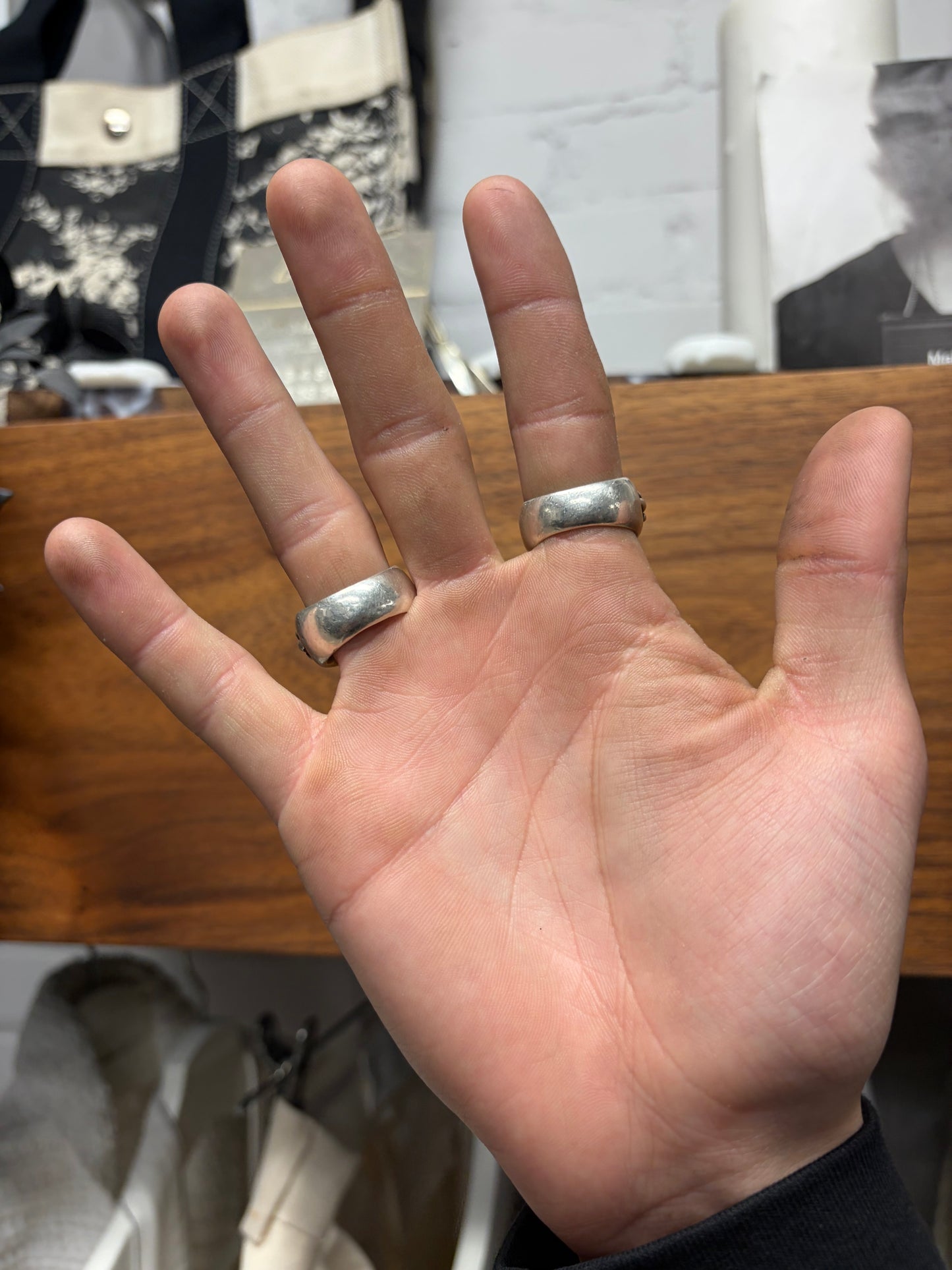 Chrome Hearts ‘Floral Cross’ 925 Silver Ring