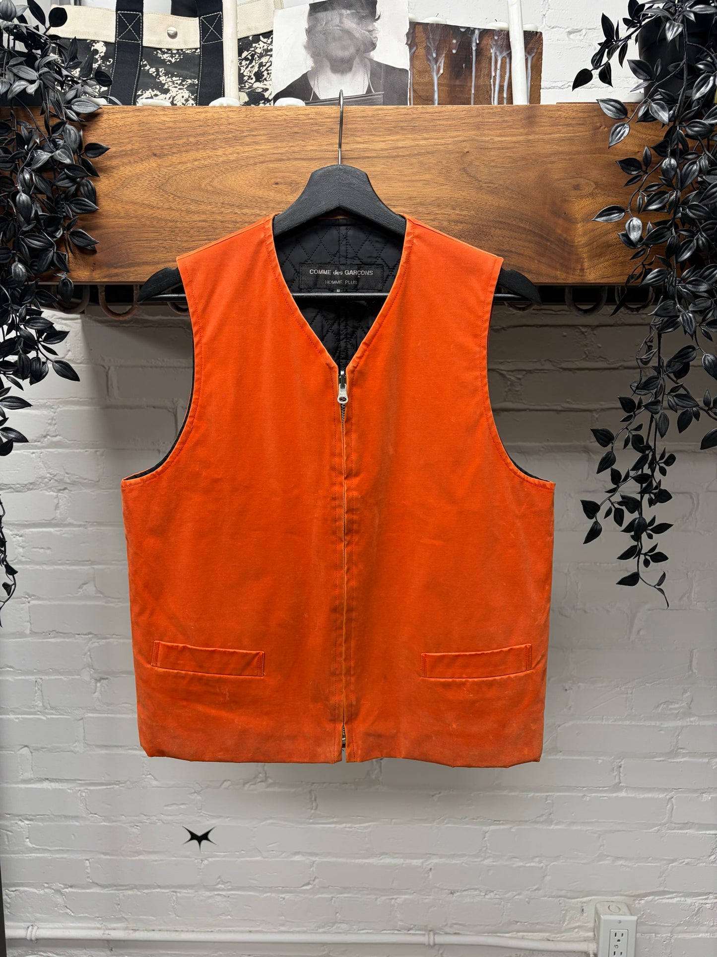1996 Comme Des Garçons Homme Plus Crushed Velvet Reversible Work-Vest