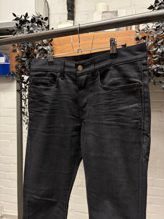 2018 Saint Laurent Black ‘D17’ Skinny Jeans