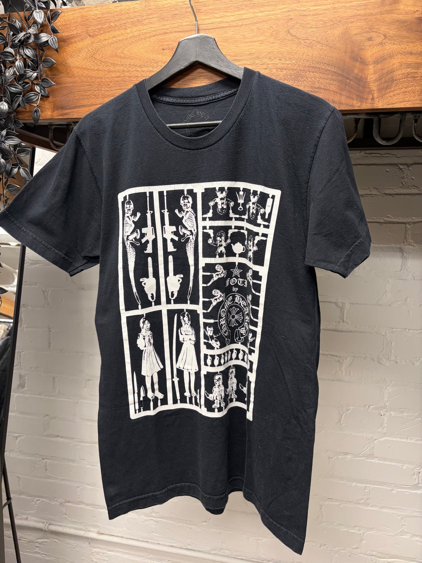 Chrome Hearts ‘Jarvis Skull’ Artwork Black Graphic T-Shirt