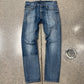 Dior Homme Light Wash Blue Faded Skinny Denim