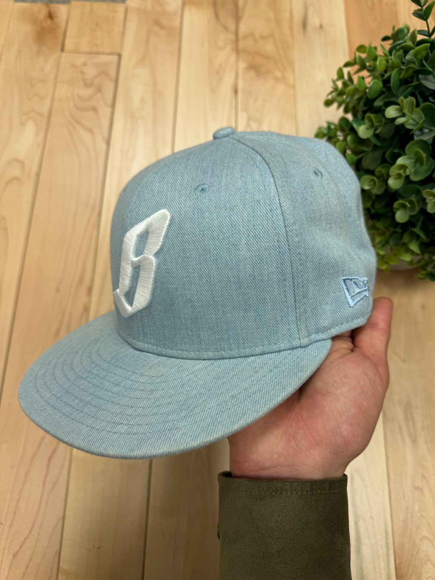 2000s Billionaire Boys Club x New Era Denim Fitted Hat