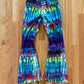 SS2001 Junya Watanabe Tye Dye Psychedelic Flared Denim